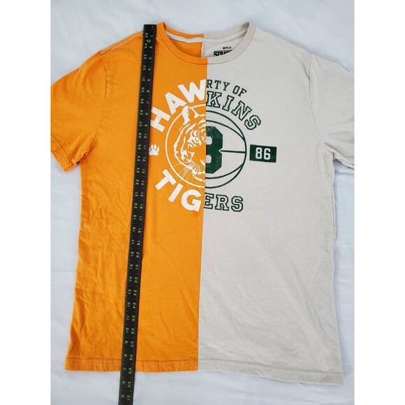 Stranger Things Two Tone Hawkins High School Shirt Mens XL Netflix Series Show - Picture 7 of 9